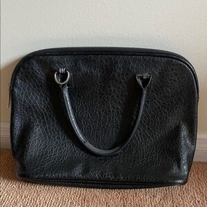 Adidas Black Faux Leather Bag / Purse